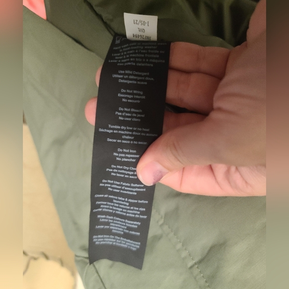 Merrell Olive Green Long Parka Jacket – Size XXL - Picture 7 of 9